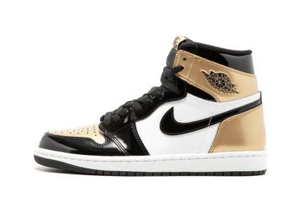 Jordan 1 Retro High NRG Patent Gold Toe 1