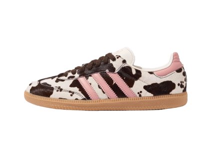 adidas Samba OG Cow Print Dark Brown Wonder Mauve (W) 1