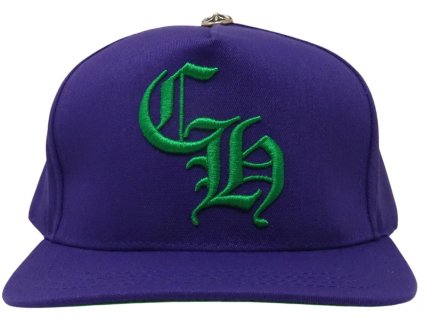 Chrome Hearts CH Baseball Cap PurpleGreen 1
