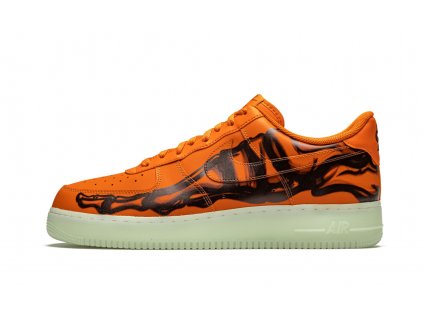 Nike Air Force 1 Low Orange Skeleton Halloween (2020)