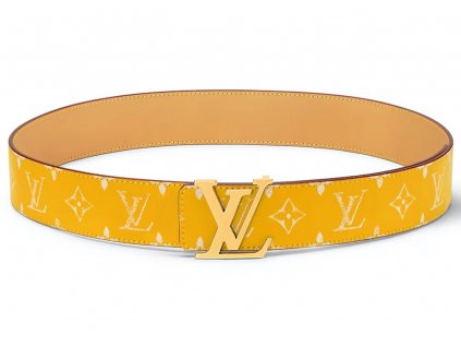 Louis Vuitton LV Initiales 40mm Reversible Belt Yellow