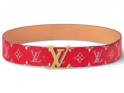 Louis Vuitton LV Initiales 40mm Reversible Belt Red