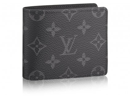 Louis Vuitton Wallet Slender Monogram Eclipse Black Grey