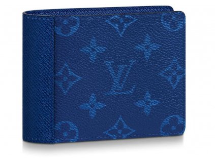 Louis Vuitton Multiple Wallet Monogram Pacific Taiga Blue