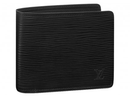 Louis Vuitton Multiple Wallet 3 Card Slot Epi Black