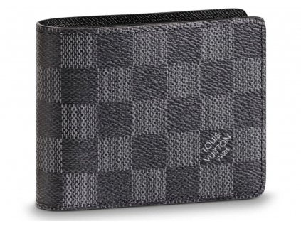 Louis Vuitton Slender ID Wallet Damier Graphite Black Gray