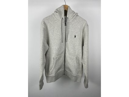Polo Ralph Lauren Double-Knit Full-Zip Hoodie Grey