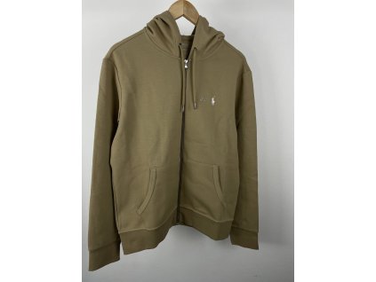 Polo Ralph Lauren Double-Knit Full-Zip Hoodie Khaki