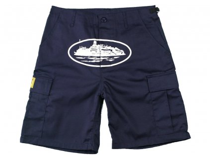 Corteiz Guerillaz 21 Shorts Navy