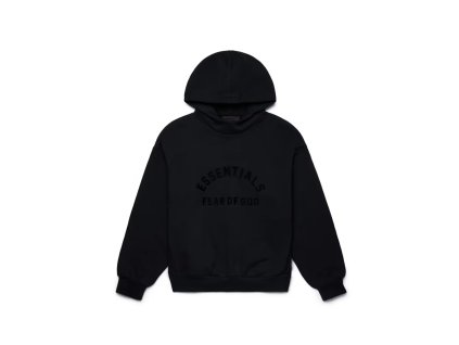 Fear of God Essentials Arch Logo Hoodie Jet Black