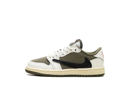 Jordan 1 Retro Low OG SP Travis Scott Medium Olive (PS) 111