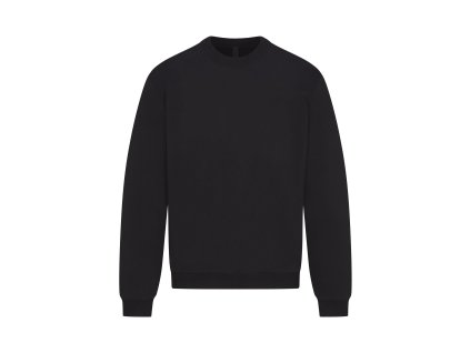 SKIMS Fleece Lounge Mens Classic Crewneck Washed Onyx 111