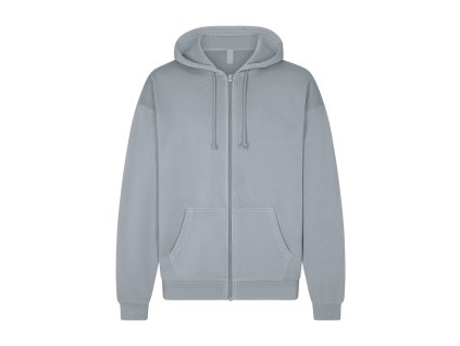 SKIMS Terry Mens Relaxed Zip Up Hoodie Pacific 111