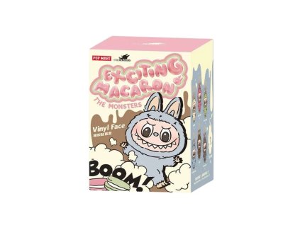 Pop Mart Labubu The Monsters Exciting Macaron Vinyl Plush Pendant Single Blind Box 222