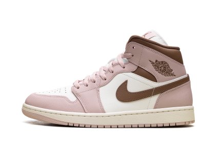 Jordan 1 Mid Pink Oxford Brown (W) 111