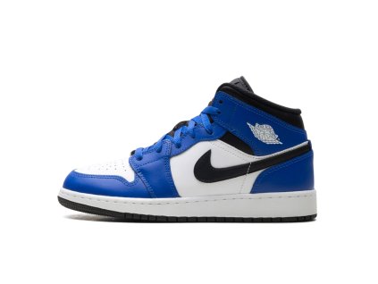 Jordan 1 Mid Game Royal White Black (GS) 1