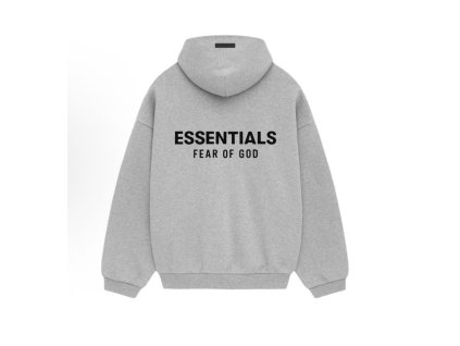 Fear of God Essentials Fleece Hoodie Light Heather Gray
