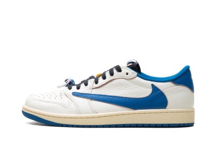Jordan 1 Retro Low OG SP Fragment x Travis Scott Sail Military Blue 1