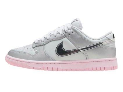 Nike Dunk Low LX Metallic Silver Pink Foam (W) 1