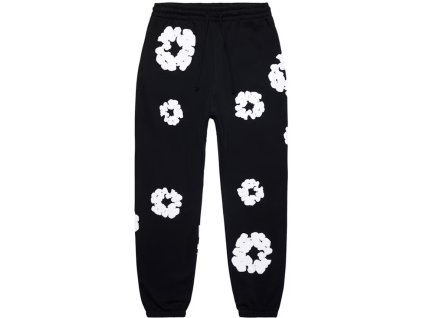 Denim Tears The Cotton Wreath Sweatpants Black 1