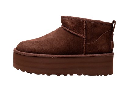 UGG Classic Ultra Mini Platform Boot Burnt Cedar W 1 removebg
