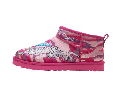 UGG Classic Ultra Mini Boot Palace Pink Camo 1 removebg