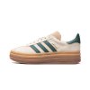 adidas Gazelle Bold Magic Beige Collegiate Green (W) 1
