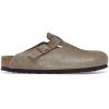 Birkenstock Boston Soft Footbed Suede Taupe 1