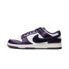 Nike Dunk Low Chenille Swoosh Sail Grand Purple 1