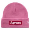 Supreme New Era Box Logo Beanie (FW25) Magenta 1