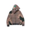 BAPE Hand Dye Shark Full Zip Hoodie Green 1
