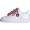 White Shiny Rope Laces Pink 1