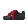 Nike Air Force 1 Black Lanvin Rope Laces Red