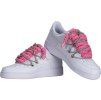 Double Rope Laces Pink Silver 3