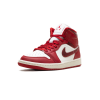Jordan 1 Mid SE Red Cracked Leather (W) 4