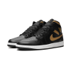 Jordan 1 Mid Black Metallic Gold 2