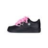 Nike Air Force 1 Black Double Rope Laces Pink Pink 1