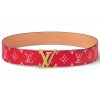 Louis Vuitton LV Initiales 40mm Reversible Belt Red