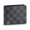 Louis Vuitton Slender ID Wallet Damier Graphite Black Gray