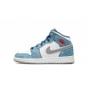 jordan kids air jordan 1 mid se gs french blue 18977936 45637483 2048