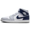 3661 4389 air jordan 1 mid wolf grey midnight navy