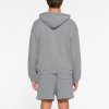 SKIMS Terry Mens Relaxed Zip Up Hoodie Pacific 555