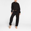 SKIMS Cotton Fleece Hoodie Onyx 222