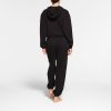 SKIMS Cotton Fleece Hoodie Onyx 444