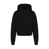 SKIMS Cotton Fleece Hoodie Onyx 111