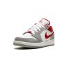 Jordan 1 Low SE Smoke Grey Gym Red (GS) 444 (1)