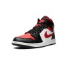 Jordan 1 Mid Bred Toe 2