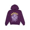 Sp5der Star OG Web V2 Hoodie Purple 111