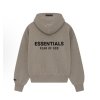 Fear of God Essentials Classic Kapuzen-Sweatshirt mit Reißverschluss Homestead Heather
