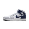 Jordan 1 Mid Wolf Grey Midnight Navy 1